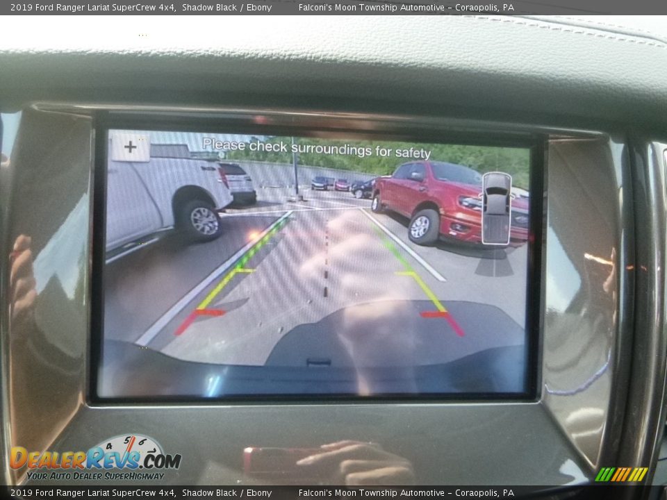 2019 Ford Ranger Lariat SuperCrew 4x4 Shadow Black / Ebony Photo #15