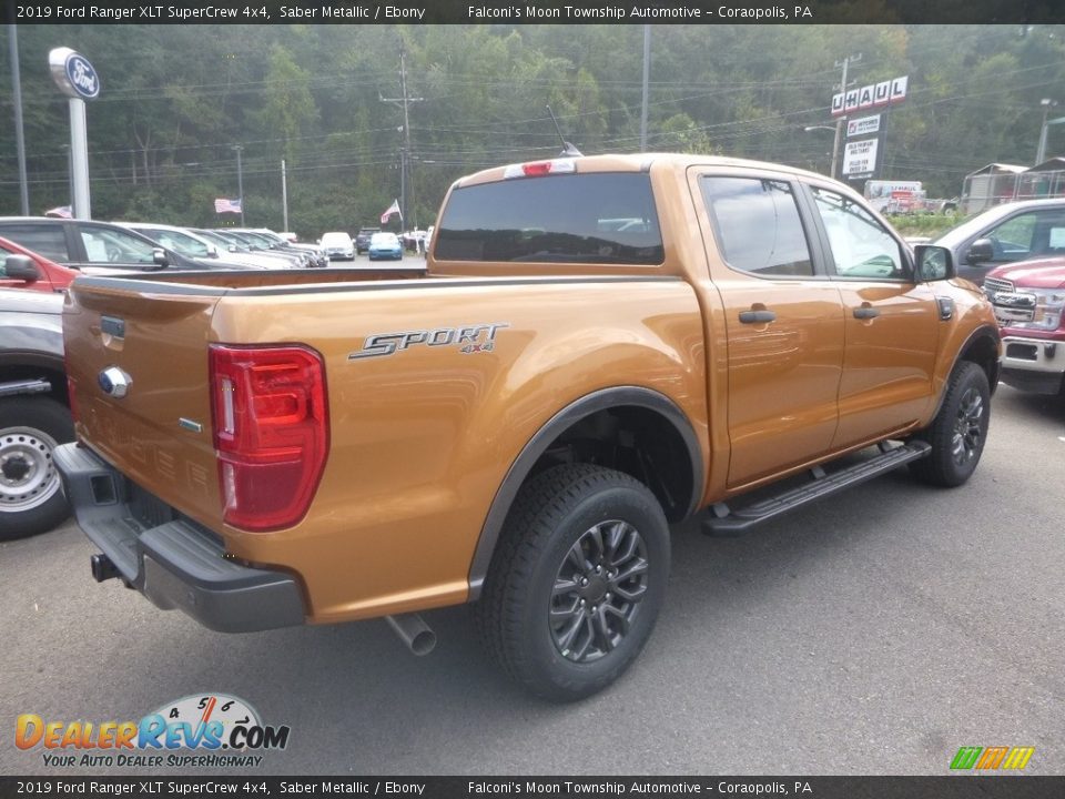 2019 Ford Ranger XLT SuperCrew 4x4 Saber Metallic / Ebony Photo #2