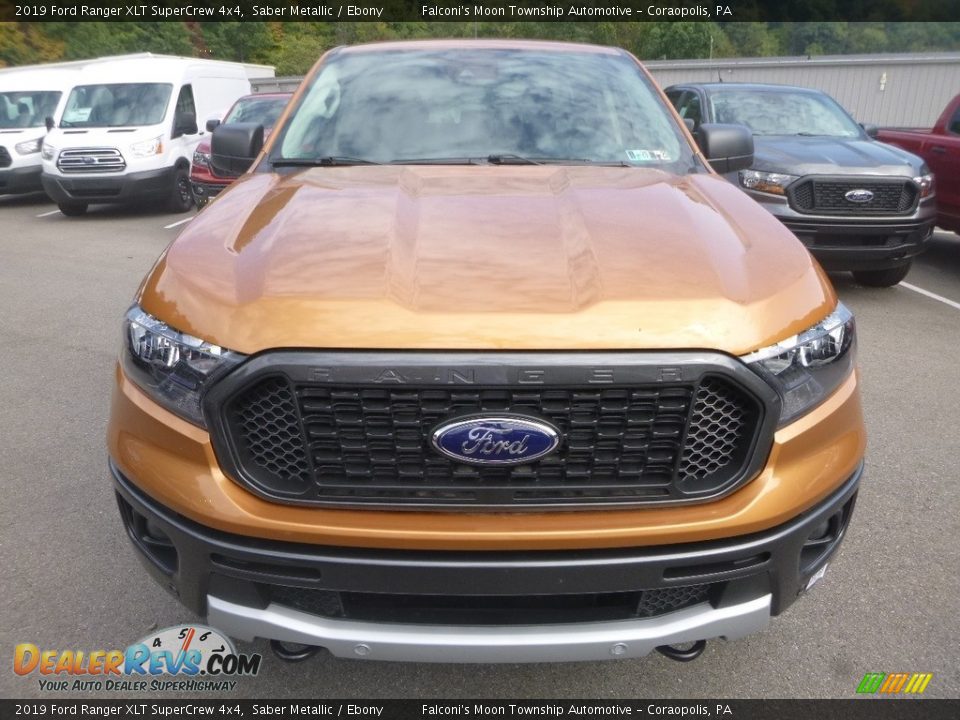 2019 Ford Ranger XLT SuperCrew 4x4 Saber Metallic / Ebony Photo #4