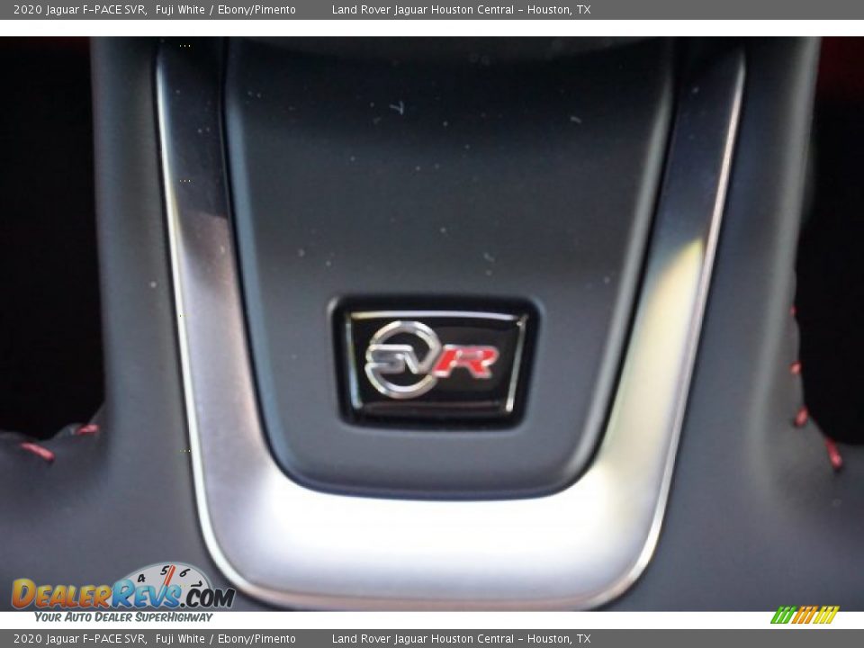 2020 Jaguar F-PACE SVR Fuji White / Ebony/Pimento Photo #28