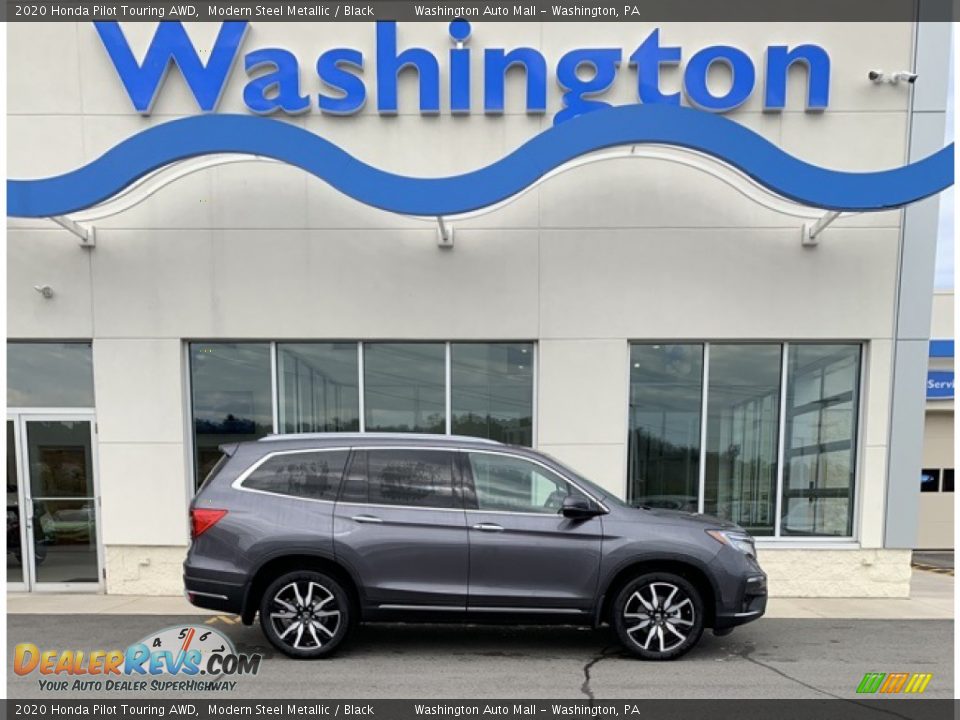 2020 Honda Pilot Touring AWD Modern Steel Metallic / Black Photo #1