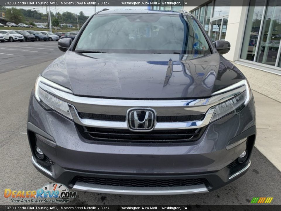 2020 Honda Pilot Touring AWD Modern Steel Metallic / Black Photo #3