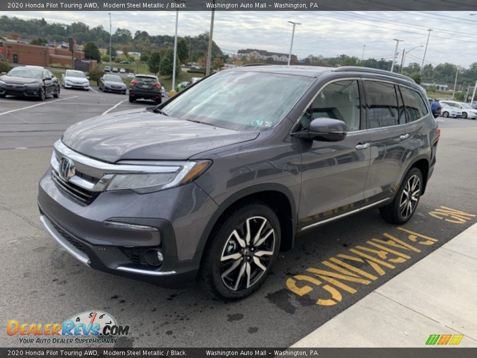2020 Honda Pilot Touring AWD Modern Steel Metallic / Black Photo #4