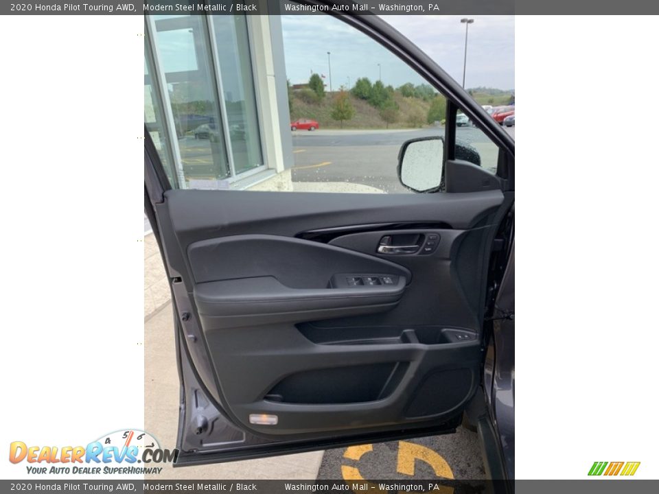 2020 Honda Pilot Touring AWD Modern Steel Metallic / Black Photo #8