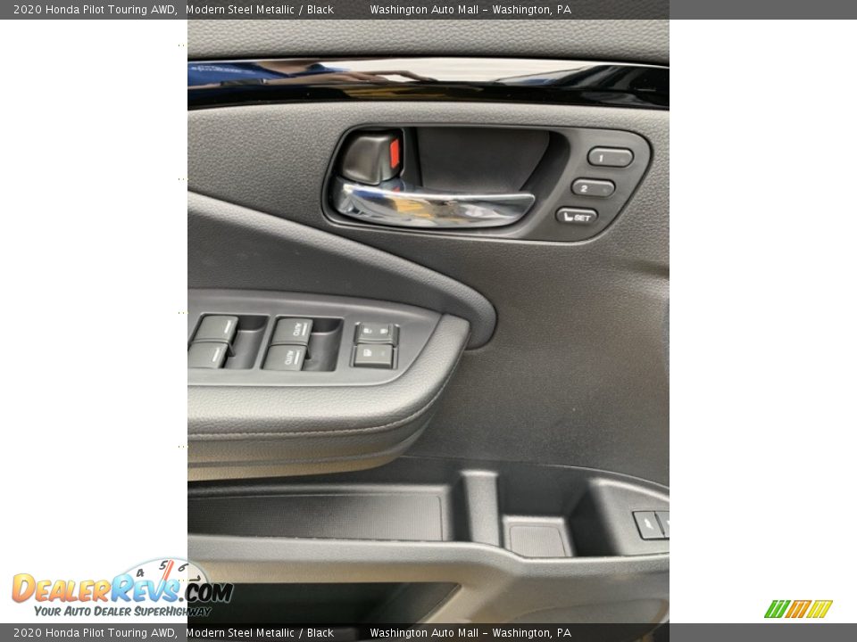 2020 Honda Pilot Touring AWD Modern Steel Metallic / Black Photo #9