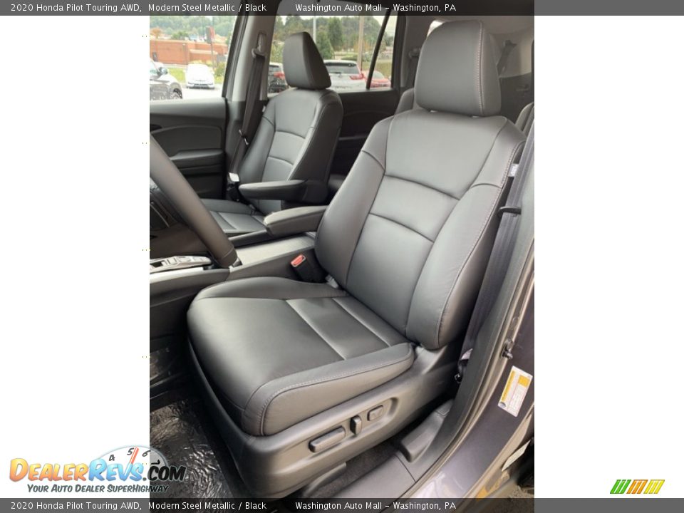 2020 Honda Pilot Touring AWD Modern Steel Metallic / Black Photo #12