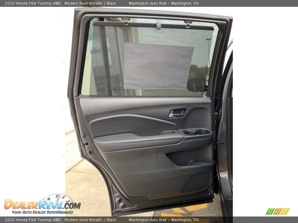 2020 Honda Pilot Touring AWD Modern Steel Metallic / Black Photo #14