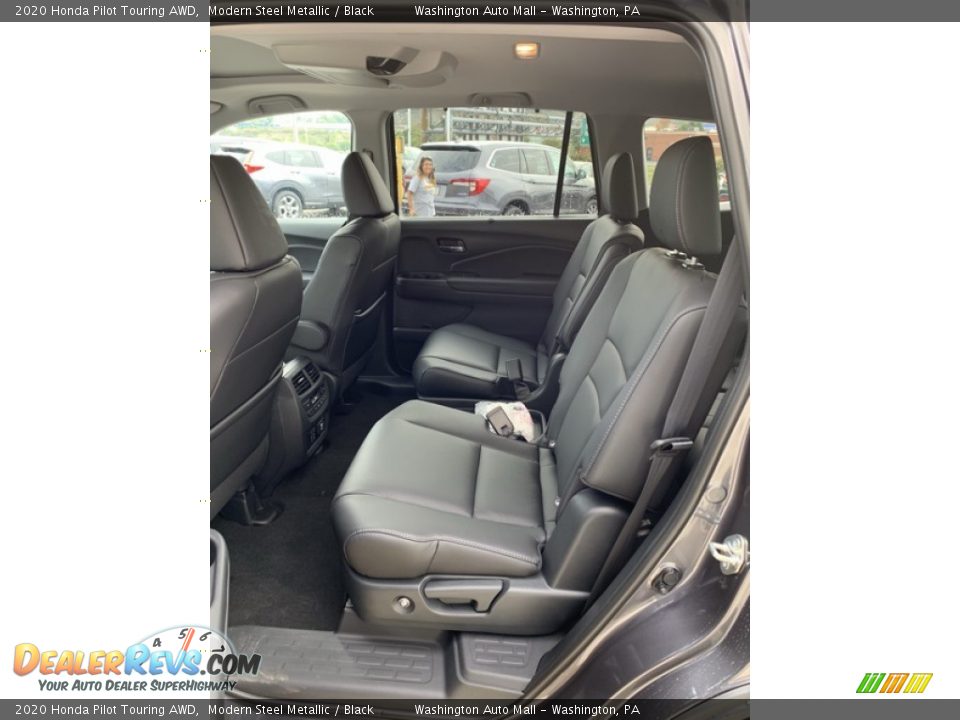 2020 Honda Pilot Touring AWD Modern Steel Metallic / Black Photo #17