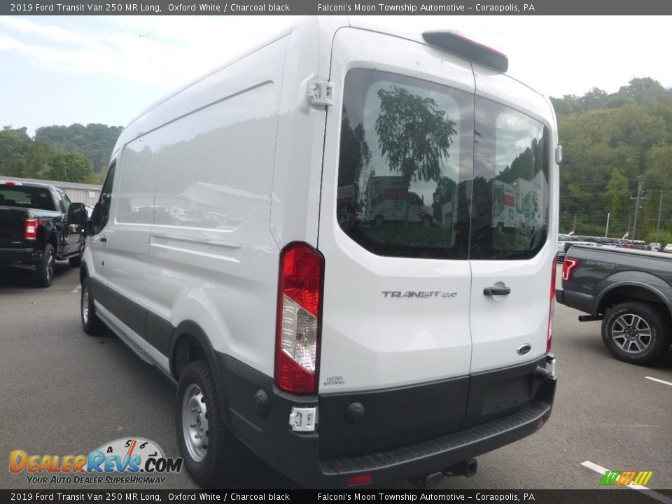 2019 Ford Transit Van 250 MR Long Oxford White / Charcoal black Photo #6