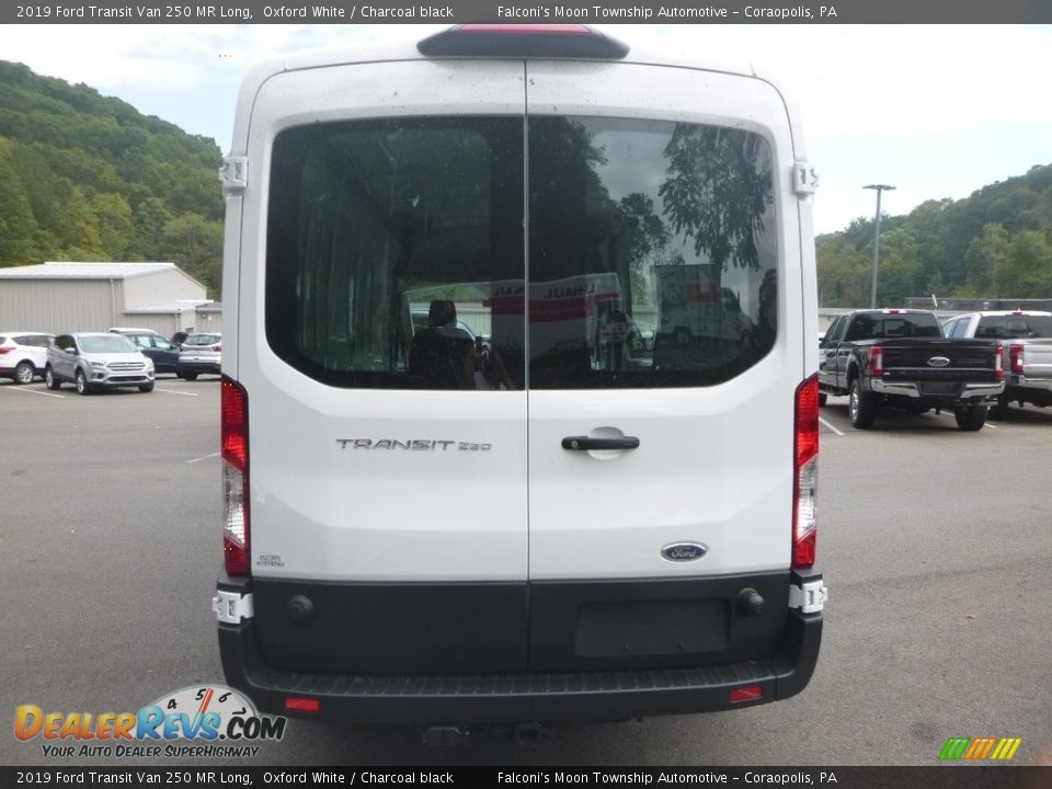 2019 Ford Transit Van 250 MR Long Oxford White / Charcoal black Photo #7