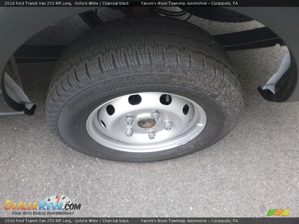 2019 Ford Transit Van 250 MR Long Oxford White / Charcoal black Photo #8