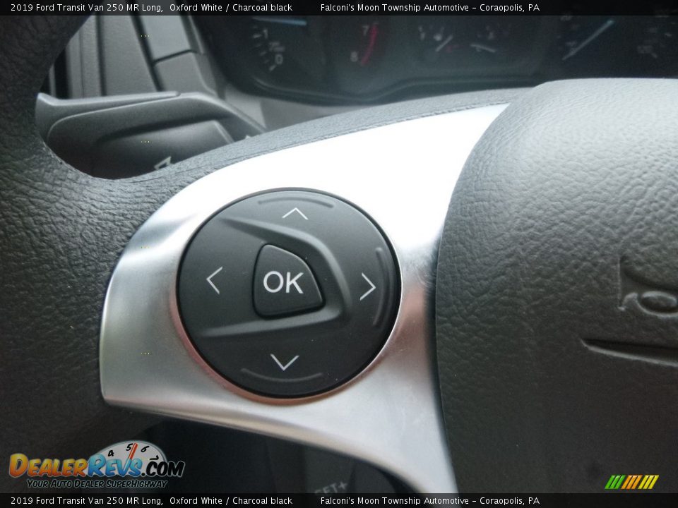 2019 Ford Transit Van 250 MR Long Oxford White / Charcoal black Photo #13