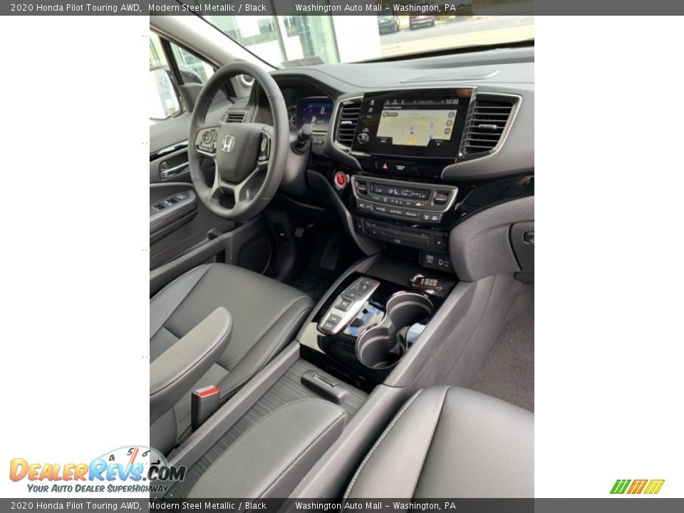 2020 Honda Pilot Touring AWD Modern Steel Metallic / Black Photo #36