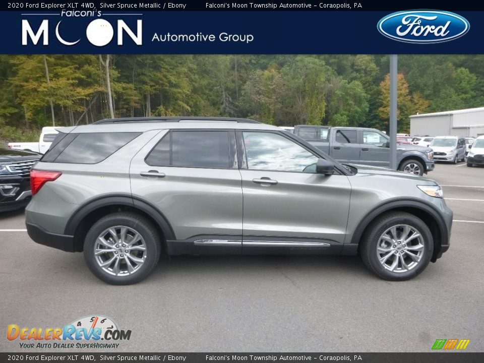 2020 Ford Explorer XLT 4WD Silver Spruce Metallic / Ebony Photo #1