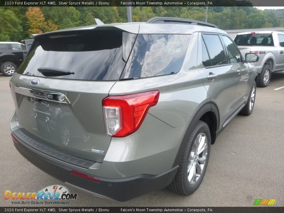 2020 Ford Explorer XLT 4WD Silver Spruce Metallic / Ebony Photo #2