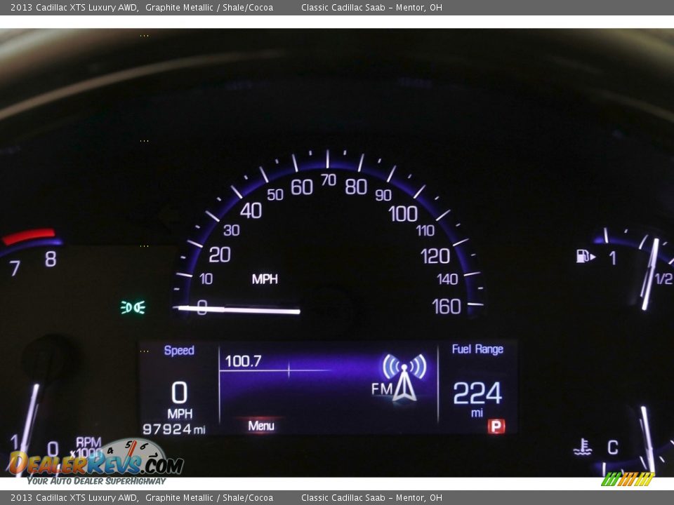 2013 Cadillac XTS Luxury AWD Graphite Metallic / Shale/Cocoa Photo #8