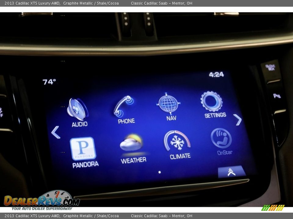 2013 Cadillac XTS Luxury AWD Graphite Metallic / Shale/Cocoa Photo #10