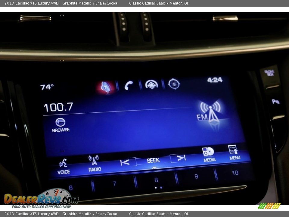 2013 Cadillac XTS Luxury AWD Graphite Metallic / Shale/Cocoa Photo #11