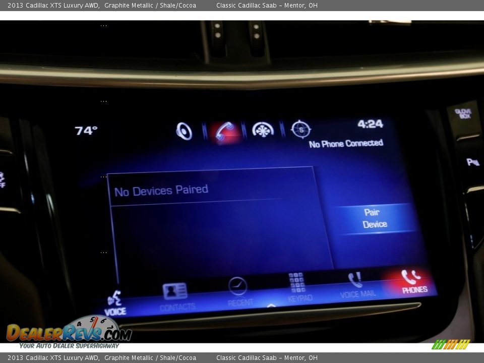 2013 Cadillac XTS Luxury AWD Graphite Metallic / Shale/Cocoa Photo #12