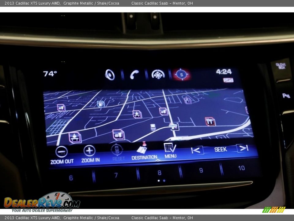 2013 Cadillac XTS Luxury AWD Graphite Metallic / Shale/Cocoa Photo #13