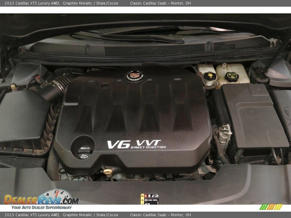 2013 Cadillac XTS Luxury AWD Graphite Metallic / Shale/Cocoa Photo #21
