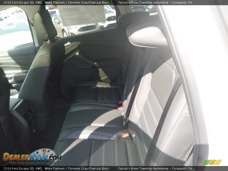 2019 Ford Escape SEL 4WD White Platinum / Chromite Gray/Charcoal Black Photo #8