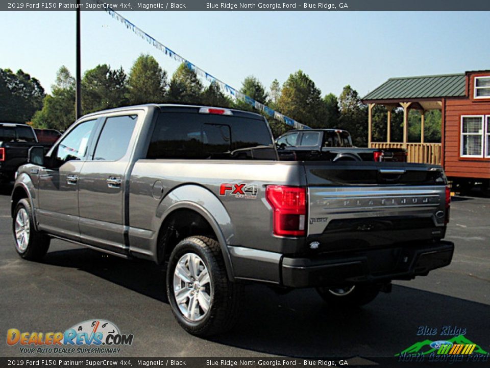 2019 Ford F150 Platinum SuperCrew 4x4 Magnetic / Black Photo #3