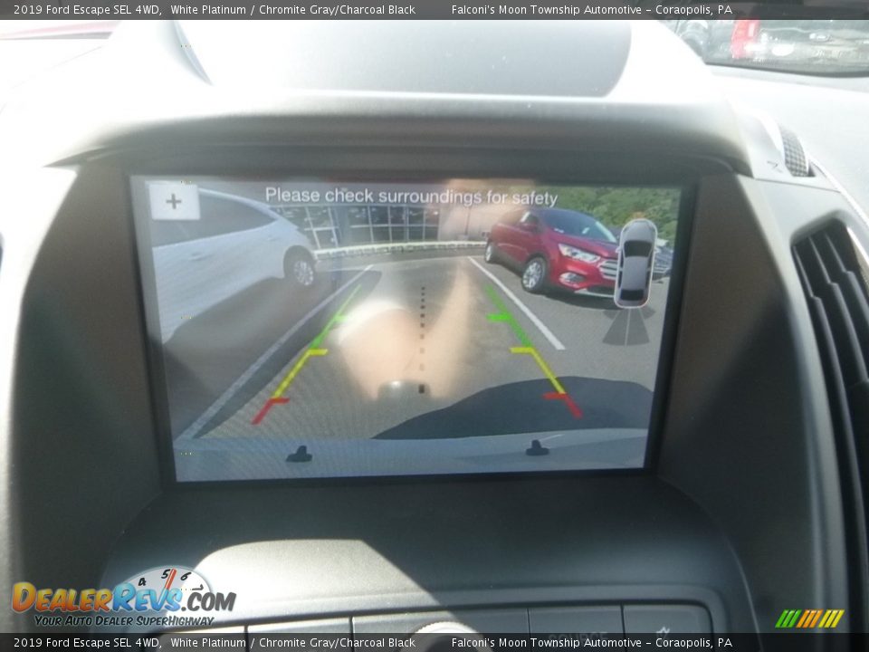 2019 Ford Escape SEL 4WD White Platinum / Chromite Gray/Charcoal Black Photo #15