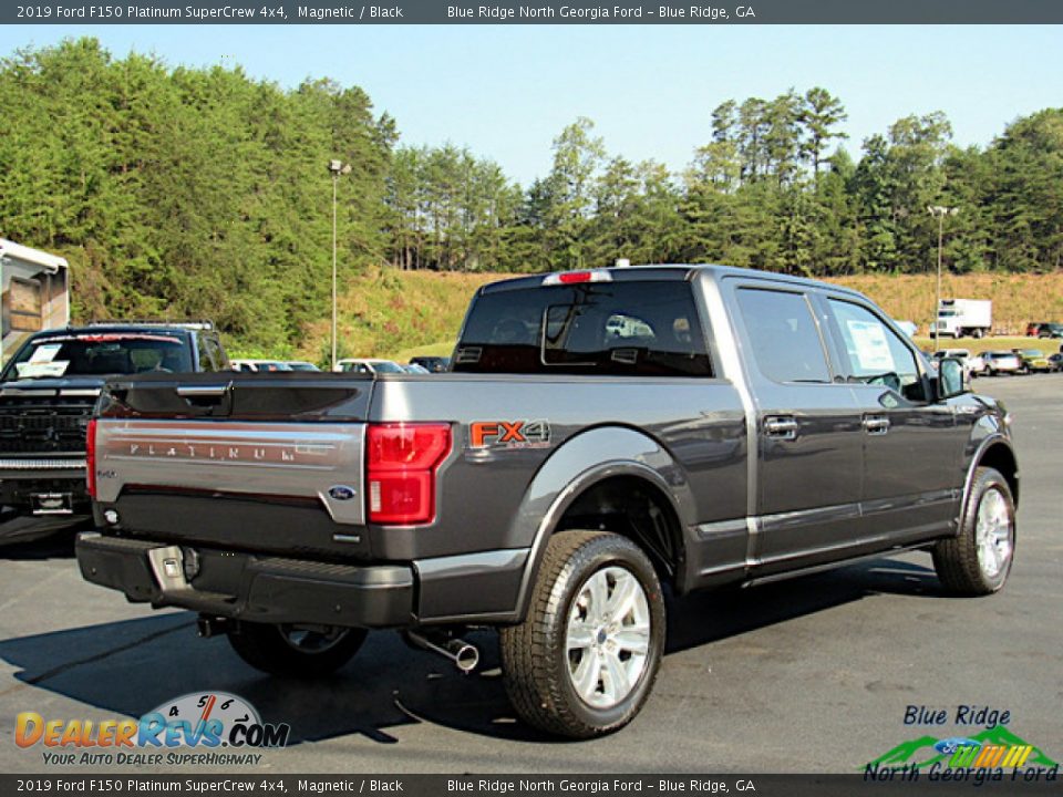 2019 Ford F150 Platinum SuperCrew 4x4 Magnetic / Black Photo #5