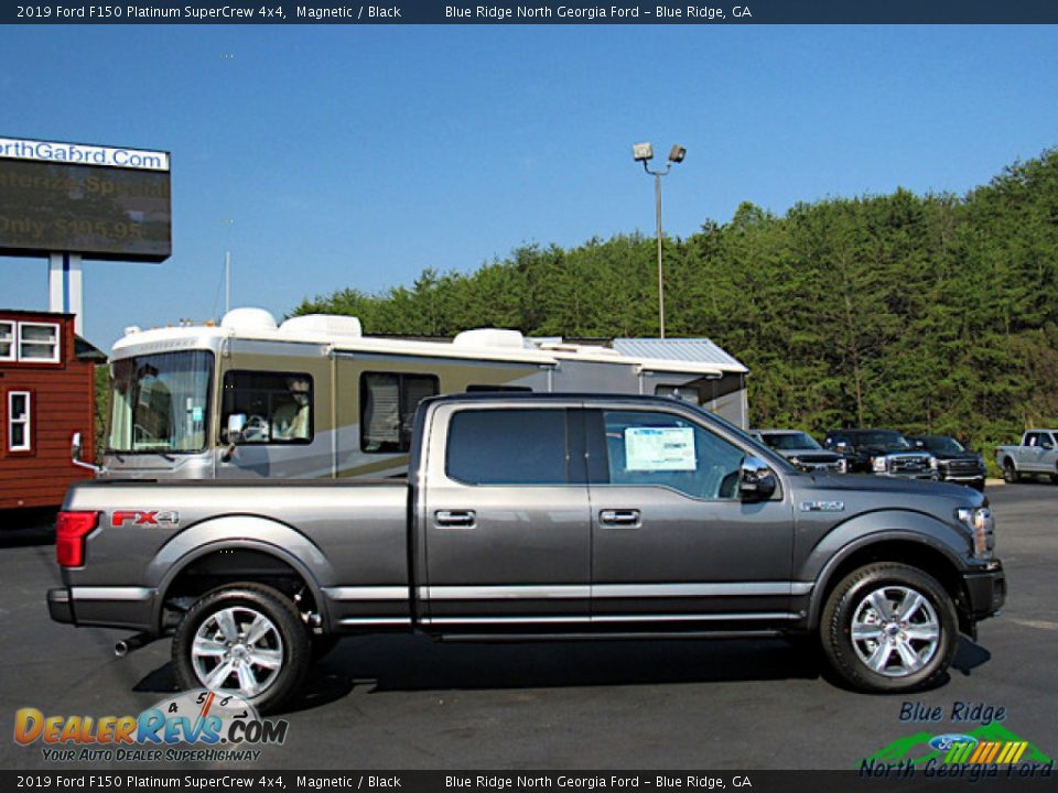 2019 Ford F150 Platinum SuperCrew 4x4 Magnetic / Black Photo #6