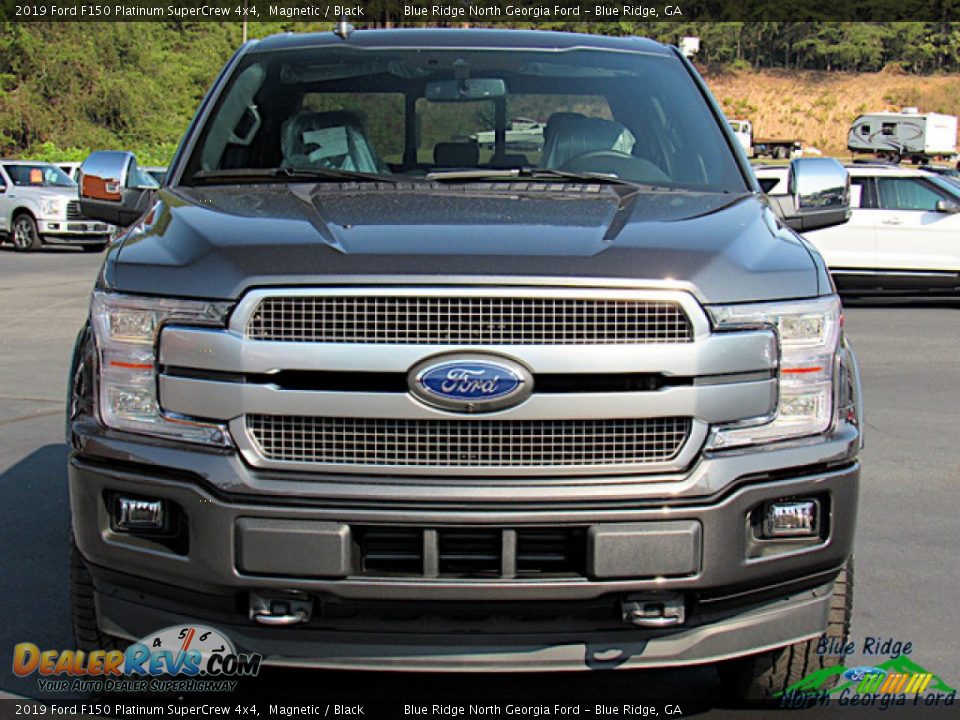 2019 Ford F150 Platinum SuperCrew 4x4 Magnetic / Black Photo #8