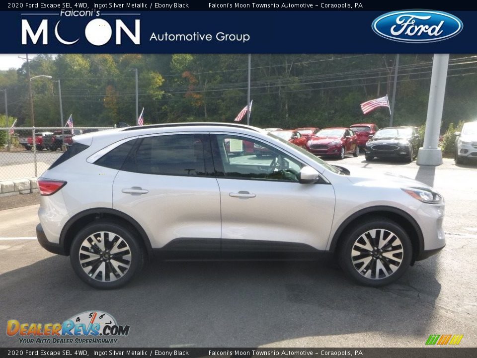 2020 Ford Escape SEL 4WD Ingot Silver Metallic / Ebony Black Photo #1