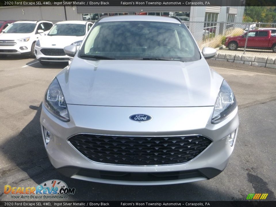 2020 Ford Escape SEL 4WD Ingot Silver Metallic / Ebony Black Photo #4