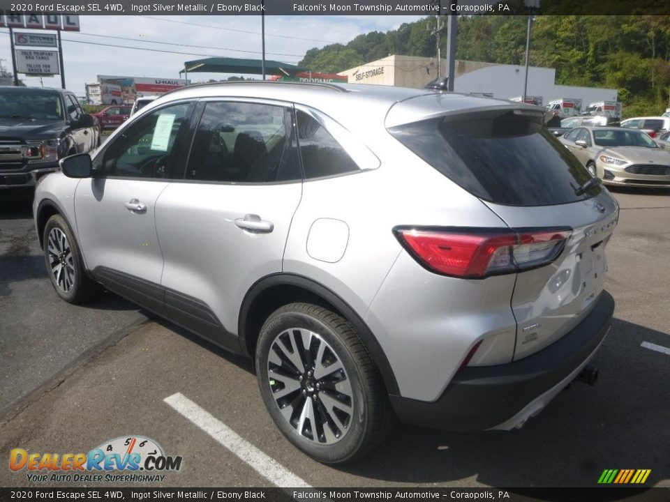2020 Ford Escape SEL 4WD Ingot Silver Metallic / Ebony Black Photo #6