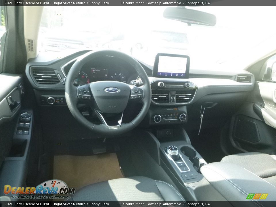 2020 Ford Escape SEL 4WD Ingot Silver Metallic / Ebony Black Photo #9