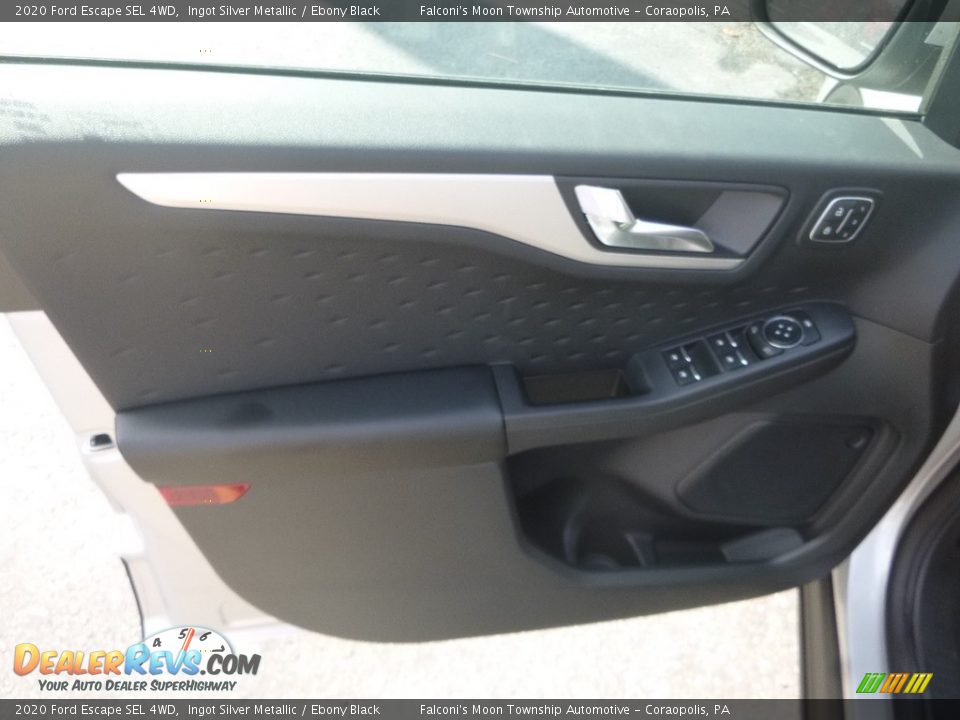 2020 Ford Escape SEL 4WD Ingot Silver Metallic / Ebony Black Photo #10