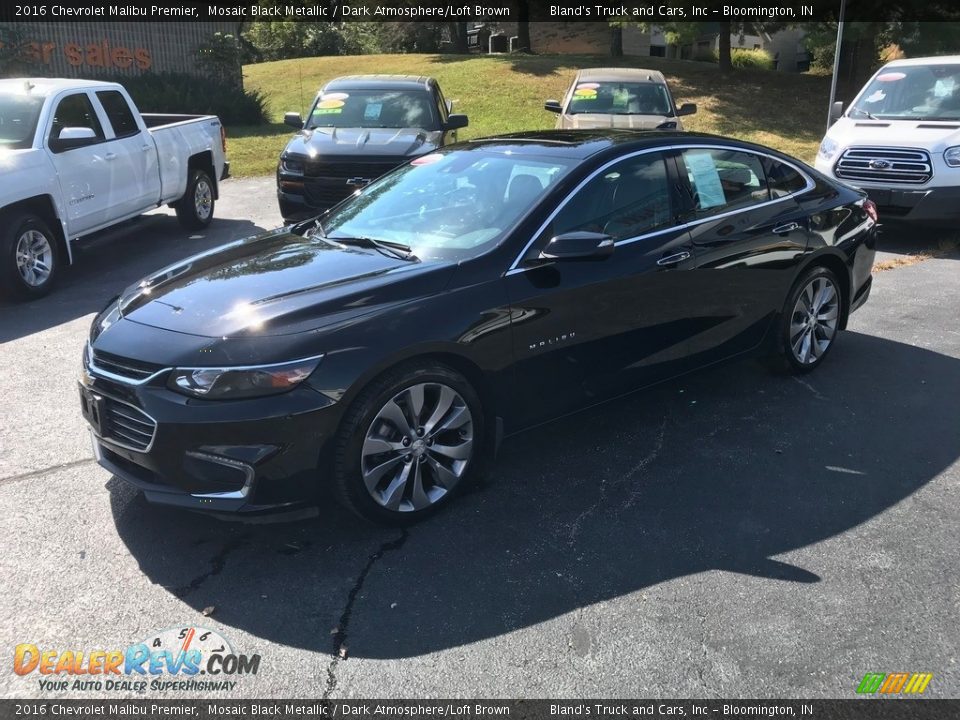2016 Chevrolet Malibu Premier Mosaic Black Metallic / Dark Atmosphere/Loft Brown Photo #2