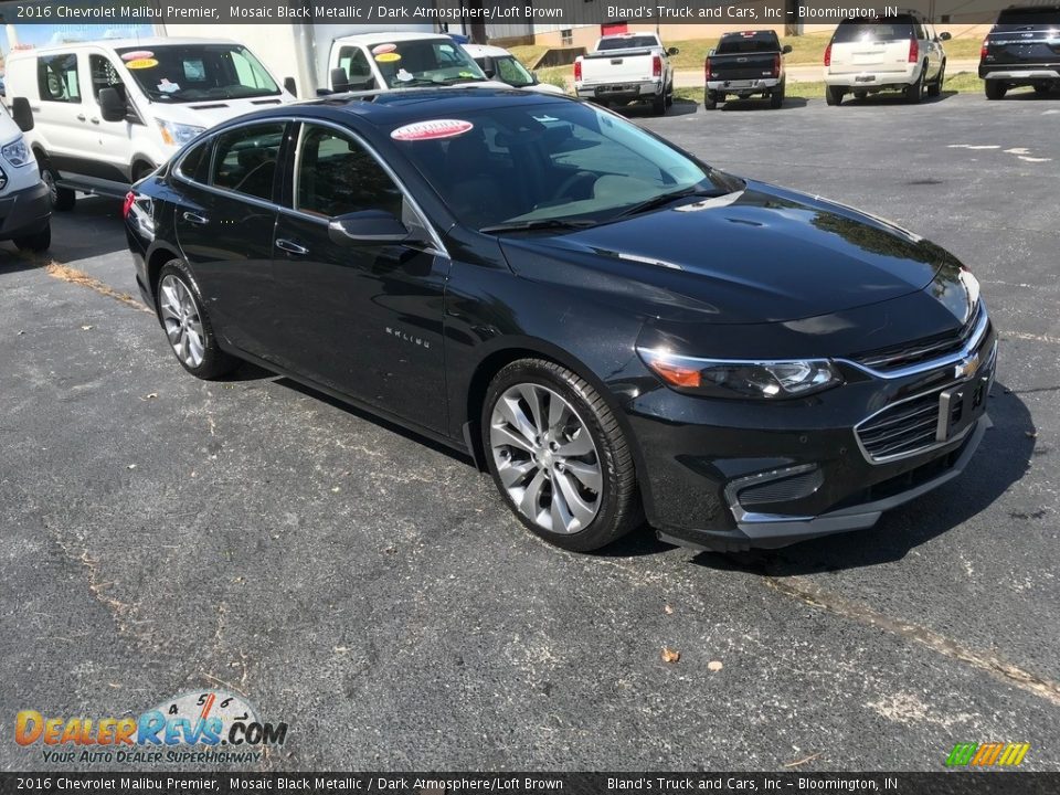 2016 Chevrolet Malibu Premier Mosaic Black Metallic / Dark Atmosphere/Loft Brown Photo #4