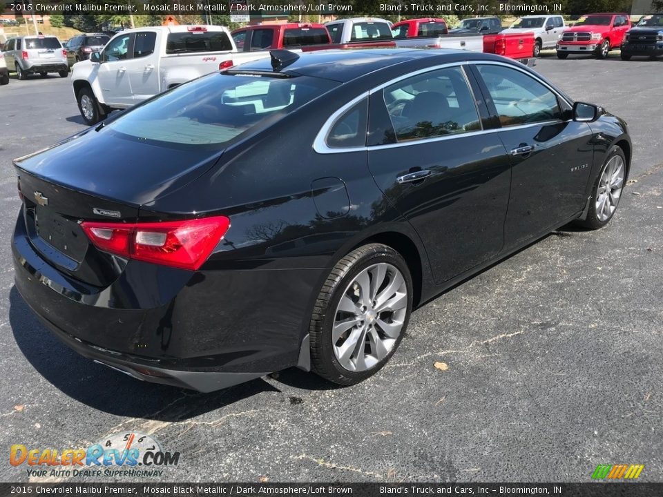 2016 Chevrolet Malibu Premier Mosaic Black Metallic / Dark Atmosphere/Loft Brown Photo #7