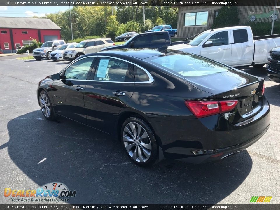 2016 Chevrolet Malibu Premier Mosaic Black Metallic / Dark Atmosphere/Loft Brown Photo #10