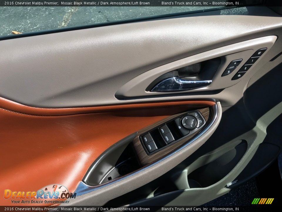 2016 Chevrolet Malibu Premier Mosaic Black Metallic / Dark Atmosphere/Loft Brown Photo #12