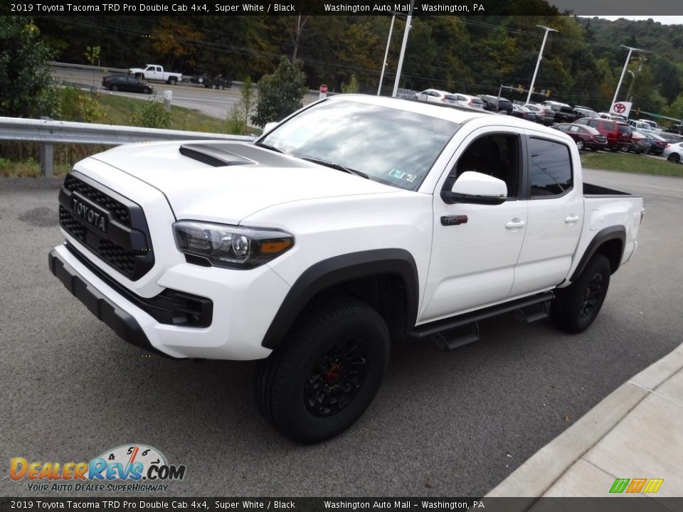 2019 Toyota Tacoma TRD Pro Double Cab 4x4 Super White / Black Photo #10