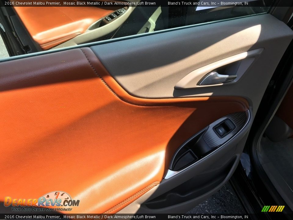 2016 Chevrolet Malibu Premier Mosaic Black Metallic / Dark Atmosphere/Loft Brown Photo #15