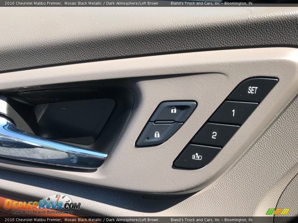 2016 Chevrolet Malibu Premier Mosaic Black Metallic / Dark Atmosphere/Loft Brown Photo #18