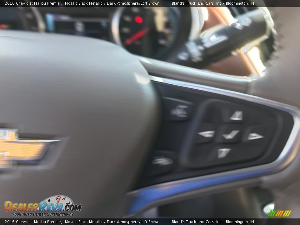 2016 Chevrolet Malibu Premier Mosaic Black Metallic / Dark Atmosphere/Loft Brown Photo #21