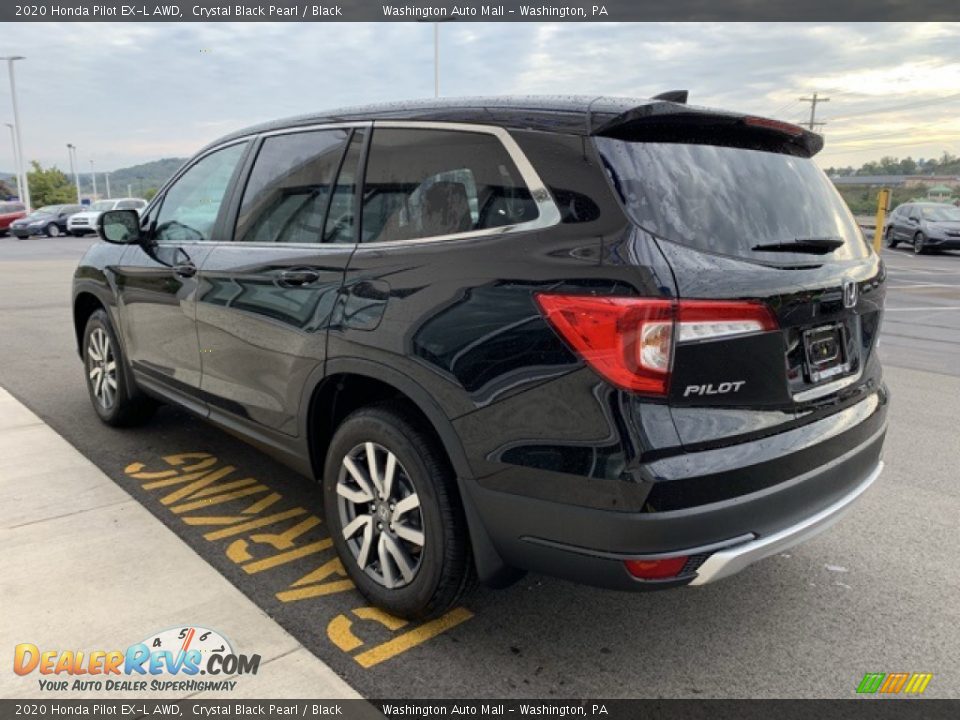 2020 Honda Pilot EX-L AWD Crystal Black Pearl / Black Photo #5