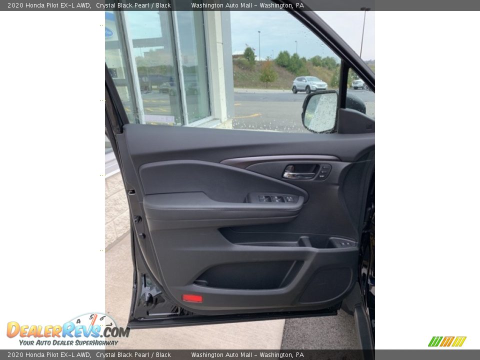 2020 Honda Pilot EX-L AWD Crystal Black Pearl / Black Photo #10
