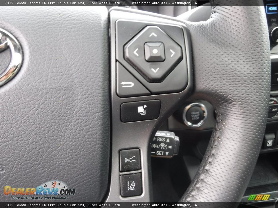 2019 Toyota Tacoma TRD Pro Double Cab 4x4 Super White / Black Photo #30