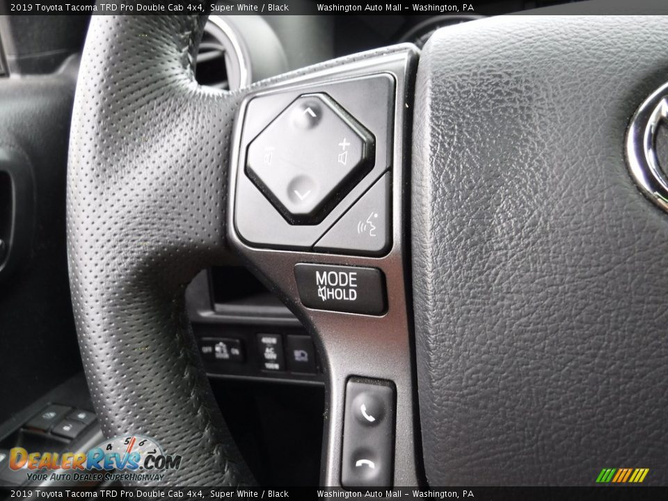 2019 Toyota Tacoma TRD Pro Double Cab 4x4 Super White / Black Photo #31