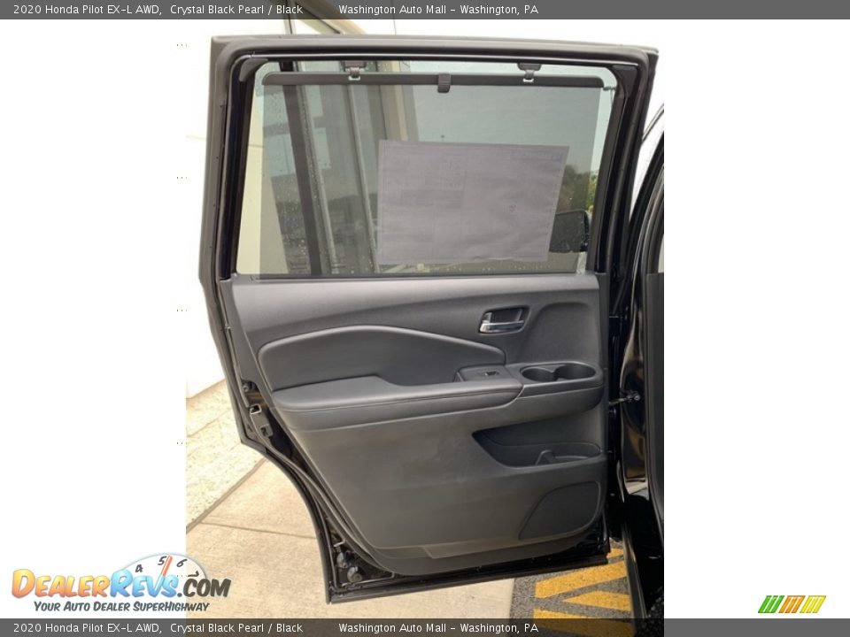 2020 Honda Pilot EX-L AWD Crystal Black Pearl / Black Photo #16